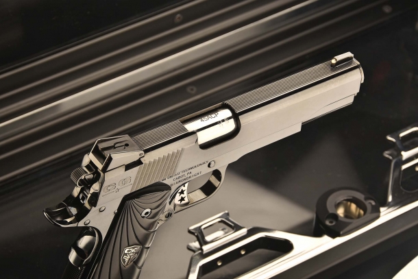 The ejection ports on the Cabot Guns Mirror Image Pistols are lowered and flared