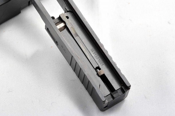 Glock G43 Slimline calibro 9mm - Il barilotto della sicura al percussore modificato rispetto ai precedenti modelli
