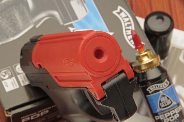 Walther PDP: la pistola al peperoncino di Umarex La volata del Walther PDP, con il foro attraverso il quale viene sparato lo spray