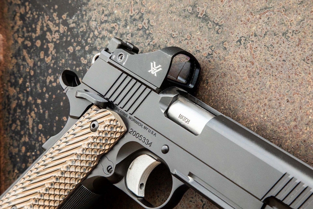 Dan Wesson Specialist Optics-Ready pistol: custom-quality convenience in a tactical 1911