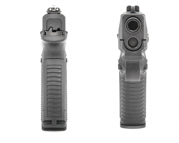 The FN 509 is 3,4 cm / 1.35" wide overall