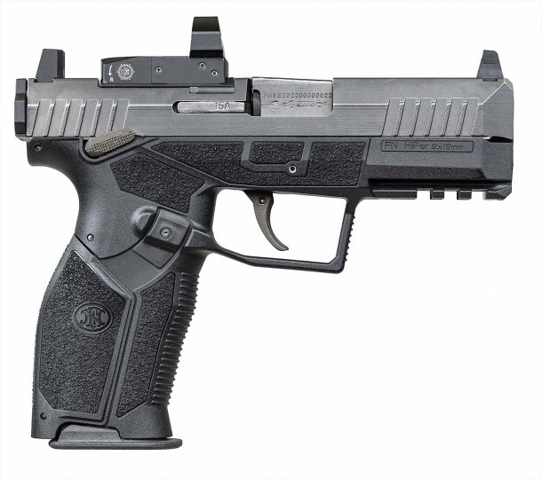 FN HiPer 9mm Luger semi-automatic pistol, MRD variant – right side