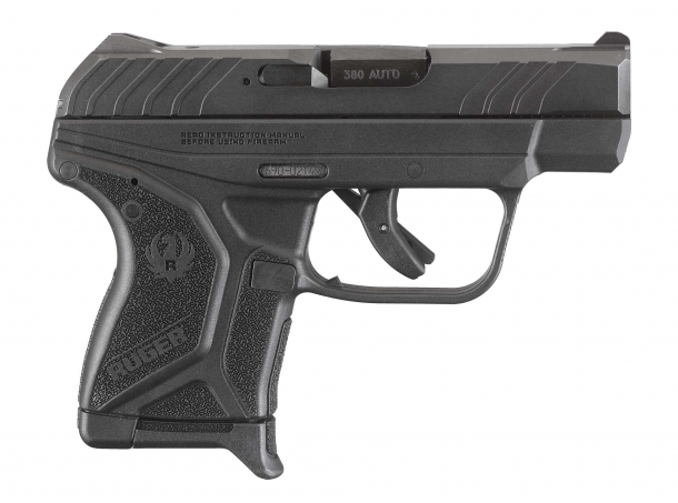Ruger's new LCP II .380 caliber pistol, seen from the right side