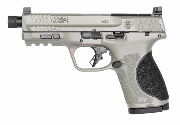 Smith & Wesson M&P M2.0 Compact Optics Ready Spec Series 9mm Luger semi-automatic pistol – left side