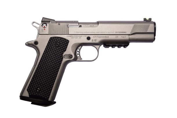 Chiappa Firearms 1911-22 Tactical Grey, la pistola a percussione anulare… tutta tattica!