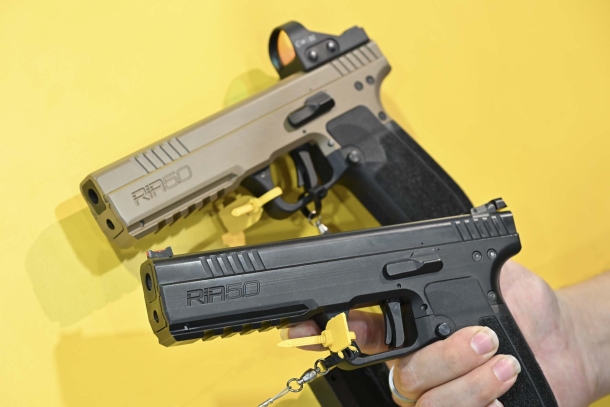 Rock Island Armory RIA 5.0, a new service and defense pistol… with a square barrel!
