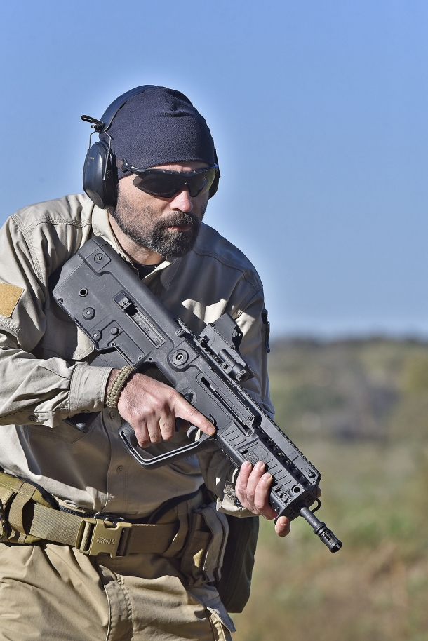 The bullpup layout makes the X95 an extremely compact and manageable semi-automatic rifle