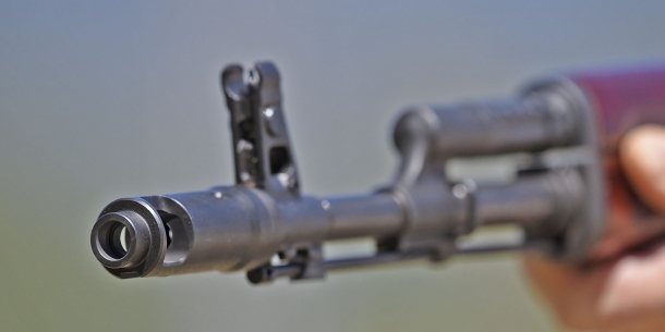 Muzzle view of the AKS-103