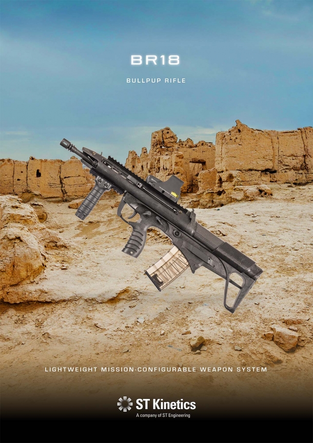 ST Kinetics BR18: il fucile d'assalto bull-pup definitivo?