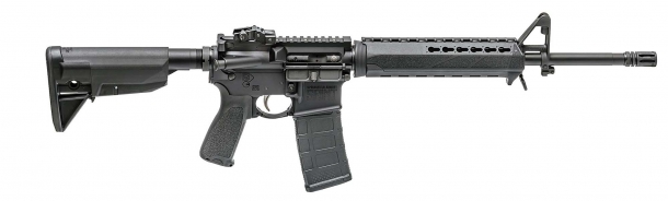 Springfield Armory's new SAINT rifle, seen from the right side