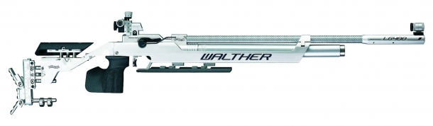 Lato destro della carabina Walther LG400-E Alutec Expert