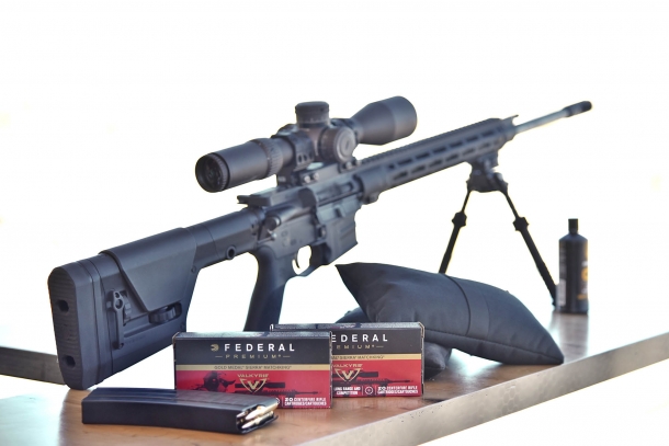The Savage MSR-15 Valkyrie is chambered for the new Federal Premium Ammunition .224 Valkyrie cartridge