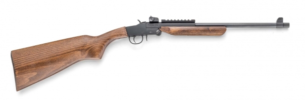 Chiappa's Little Badger carbine is also available in a "Deluxe" variant with wooden furniture