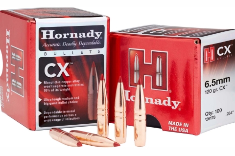 Hornady CX e ECX: le palle monolitiche da caccia