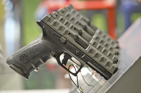Beretta APX pistol seen at HIT Show 2017