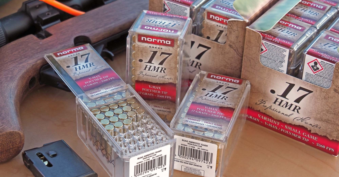 Norma V-MAX .17 HMR ammunition