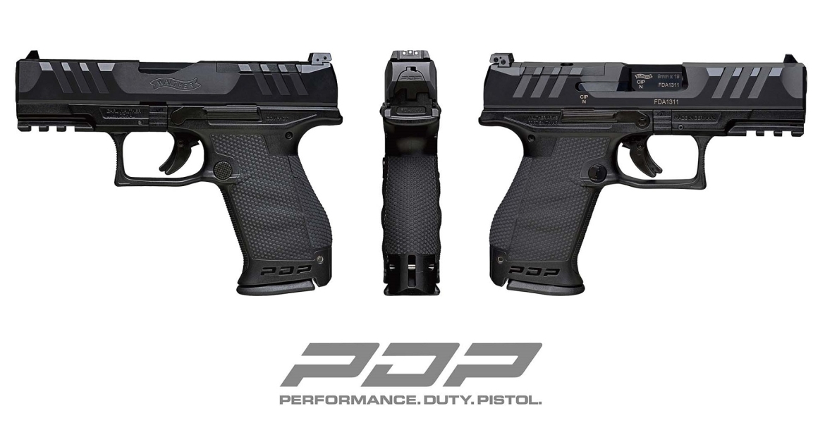Walther PDP pistol series expands for all common red dot sights