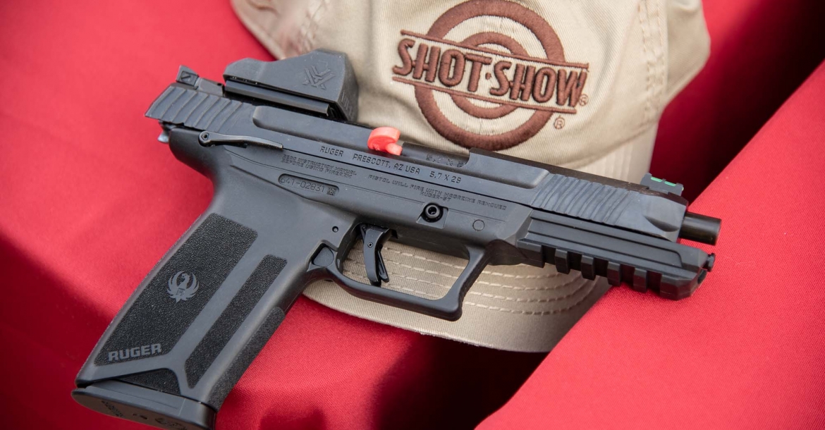 The new Ruger-57 pistol in 5.7x28mm caliber
